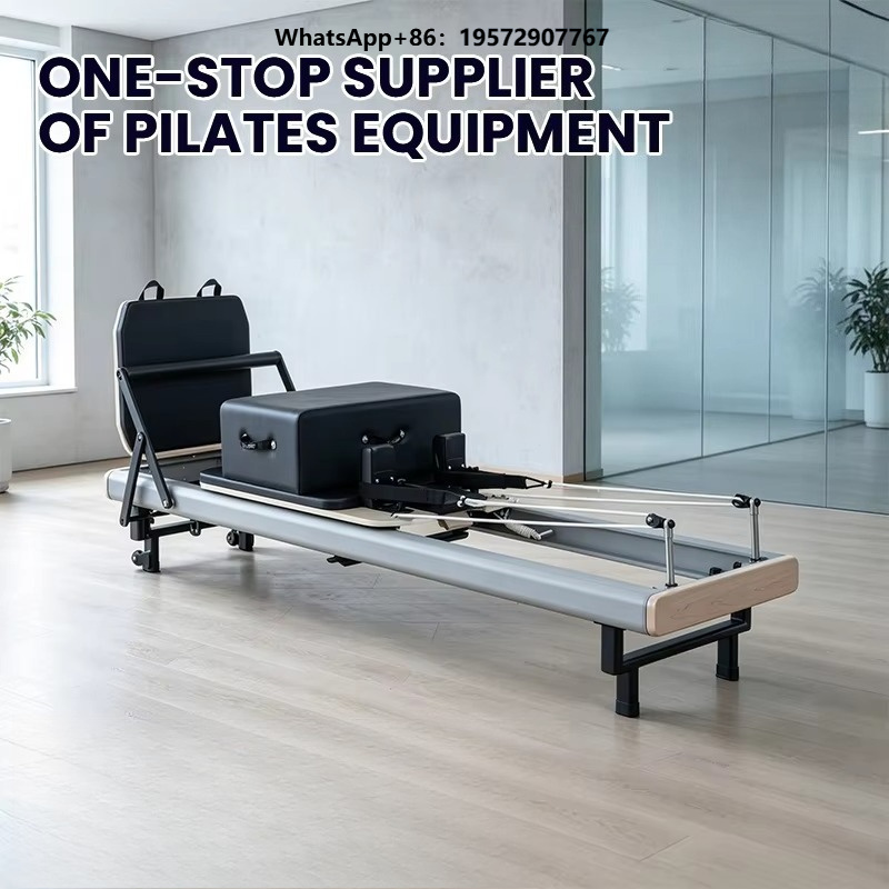 Yoga Fitness Pilates Reformer - Cama de Pilates de Aluminio de