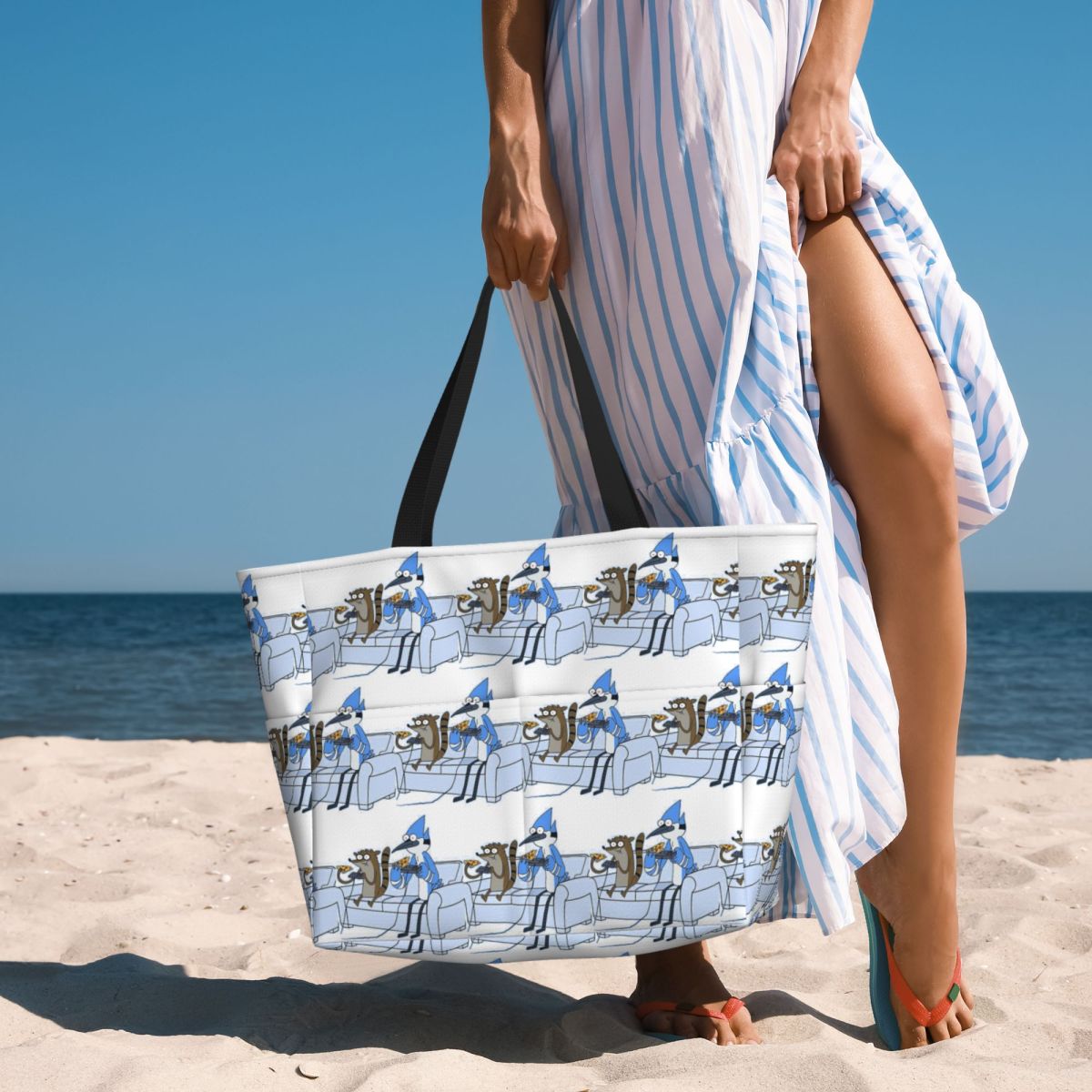 Yoga Fitness Video - Bolsa de playa Mordecai y Rigby