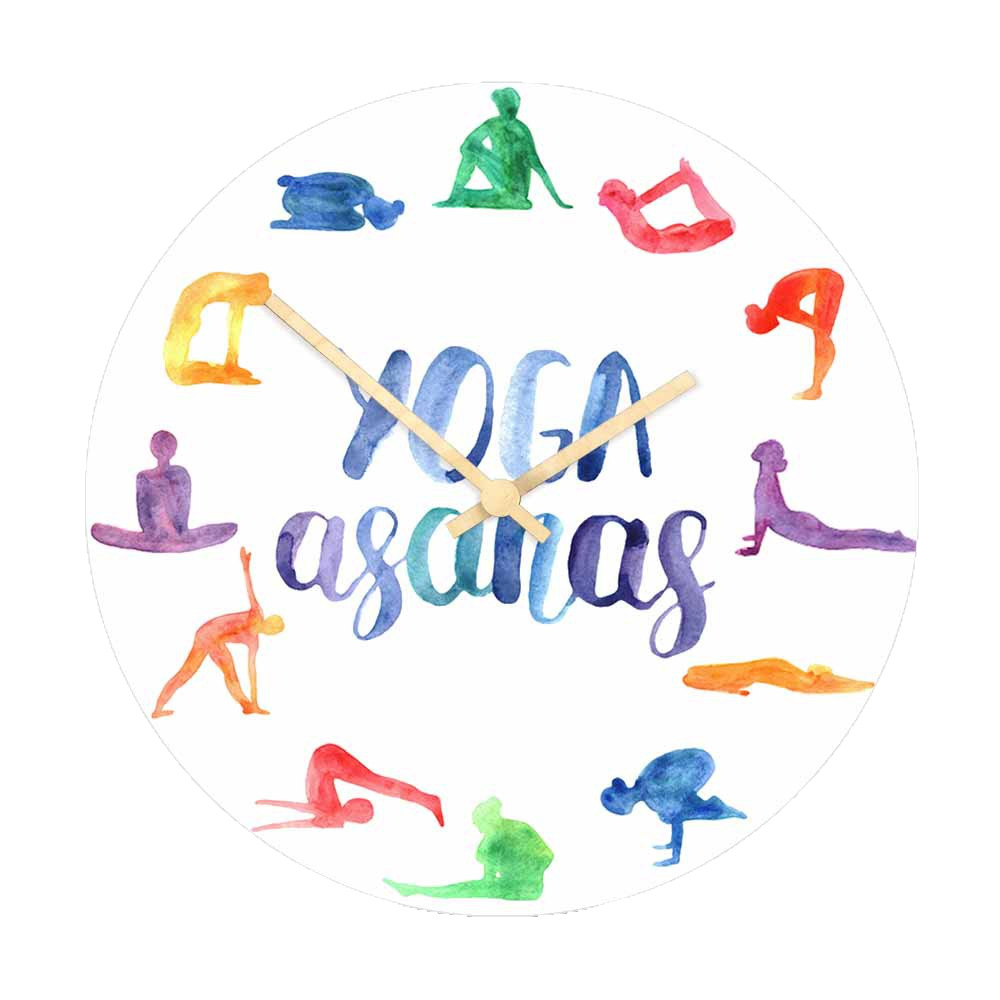 Yoga Fitness Gifts - Reloj de Pared de Yoga con