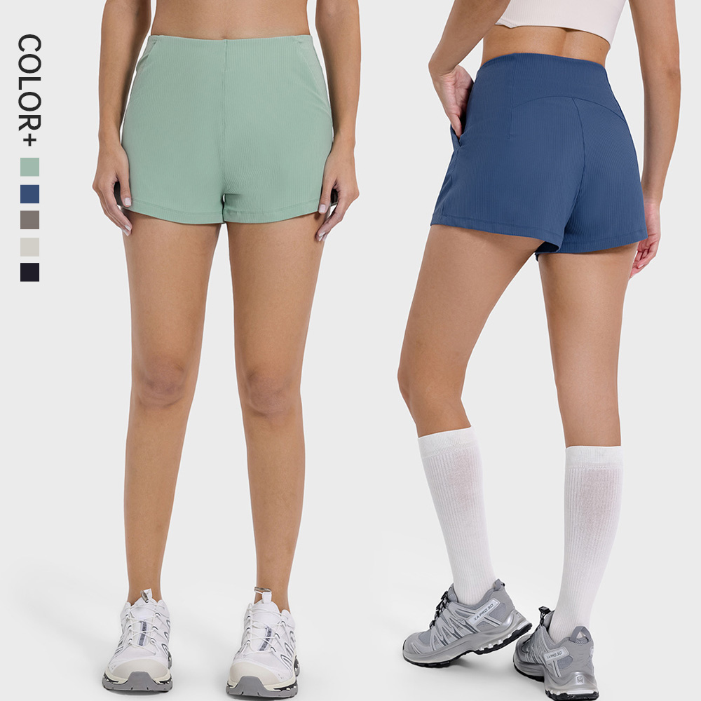 Yoga Fitness Drawing - SHINBENE-pantalones cortos deportivos transpirables, Shorts informales