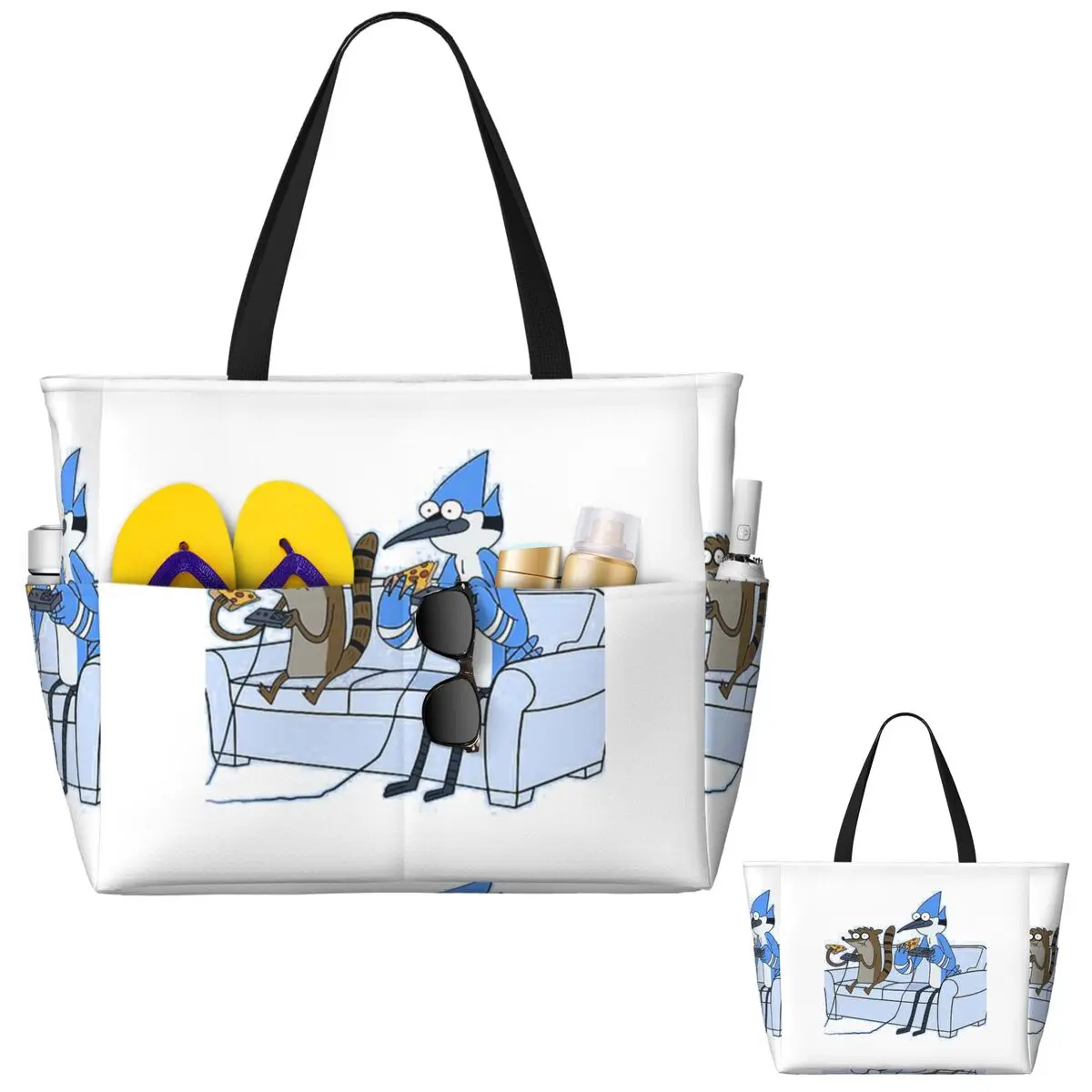 Yoga Fitness Video - Bolso de mano Mordecai And Rigby