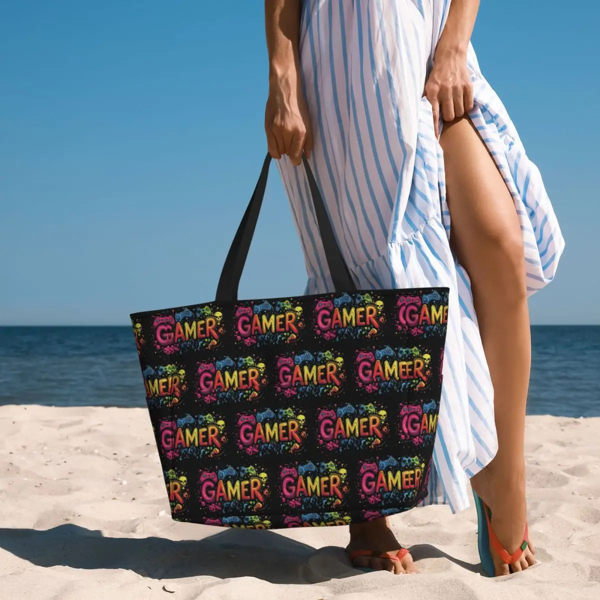 Yoga Fitness Video - Bolsa de Playa para Videojuegos, Bolsa