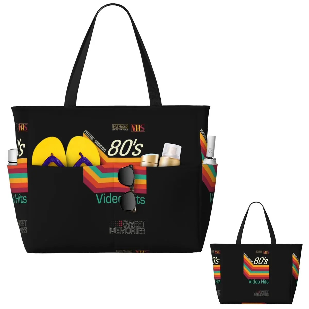 Yoga Fitness Video - Bolsa de playa con diseño de