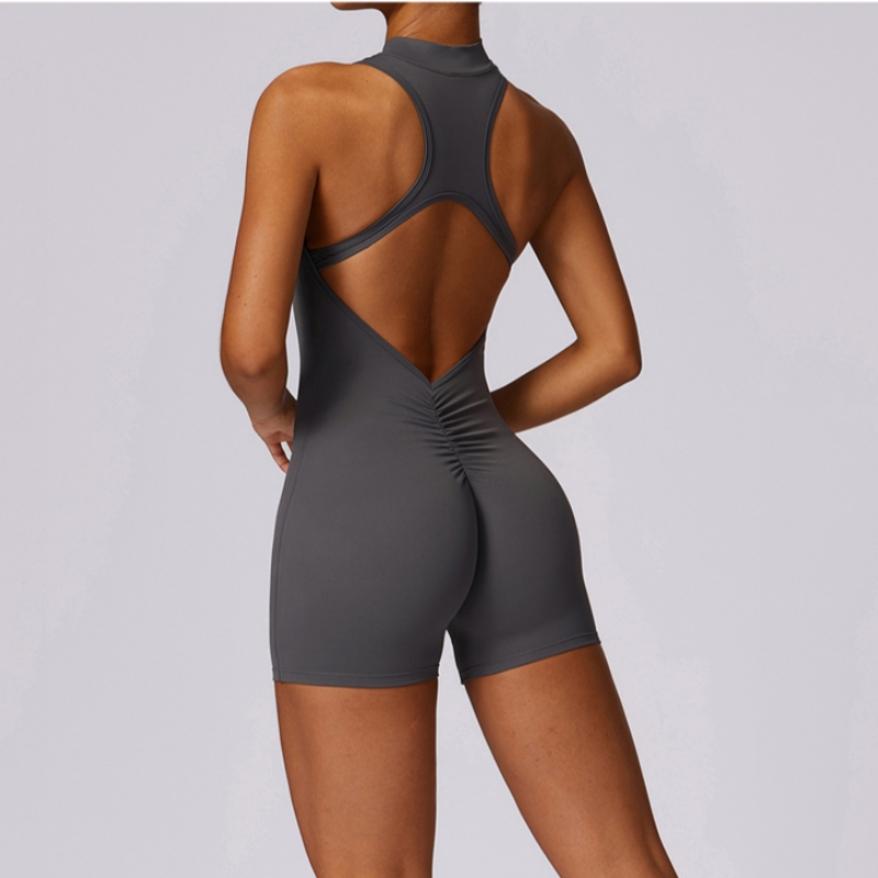 Yoga Overall Fitness - Mono de entrenamiento con cremallera de