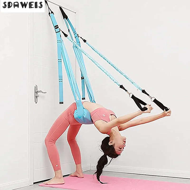 Yoga Fitness Stretching Strap - Correa de Yoga aérea ajustable para