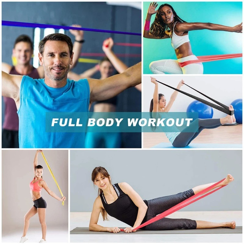 Bandas de Resistencia de Látex - Yoga Fitness Stretching Strap reseña y precio