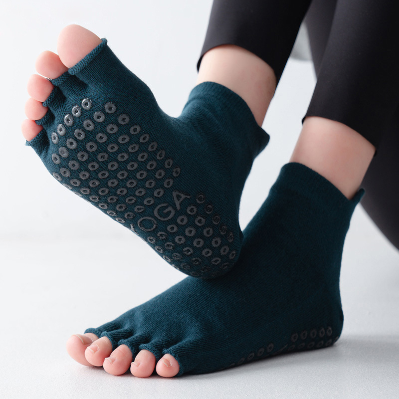 Calcetines de Yoga medio dedo  - Yoga Fitness Gym reseña y precio