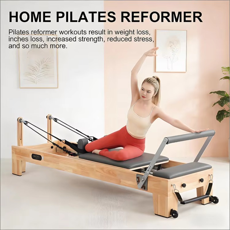 Máquina de Pilates Reformer pa - Yoga Fitness Pilates Reformer reseña y precio