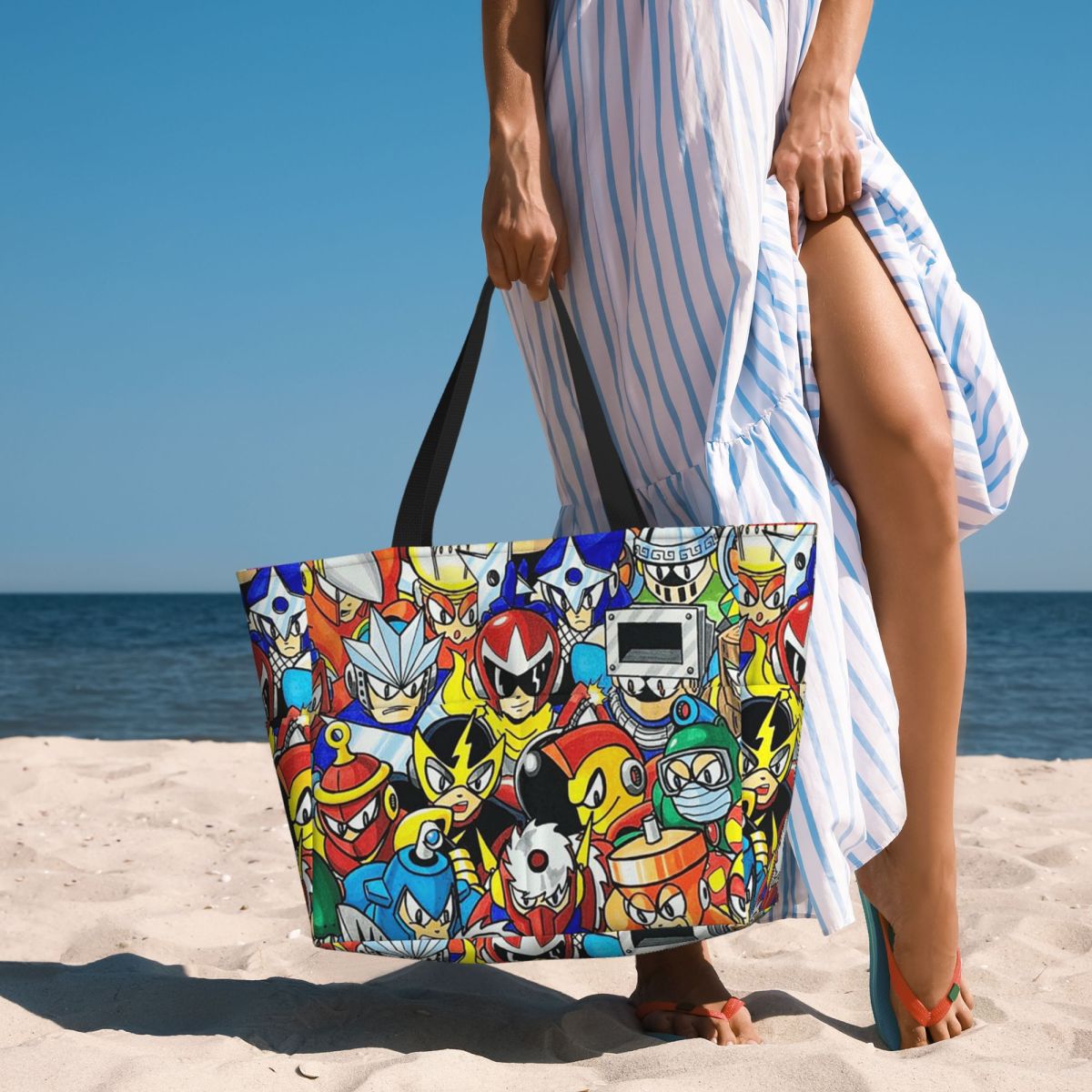 Bolso de mano Mega Man para vi - Yoga Fitness Video reseña y precio