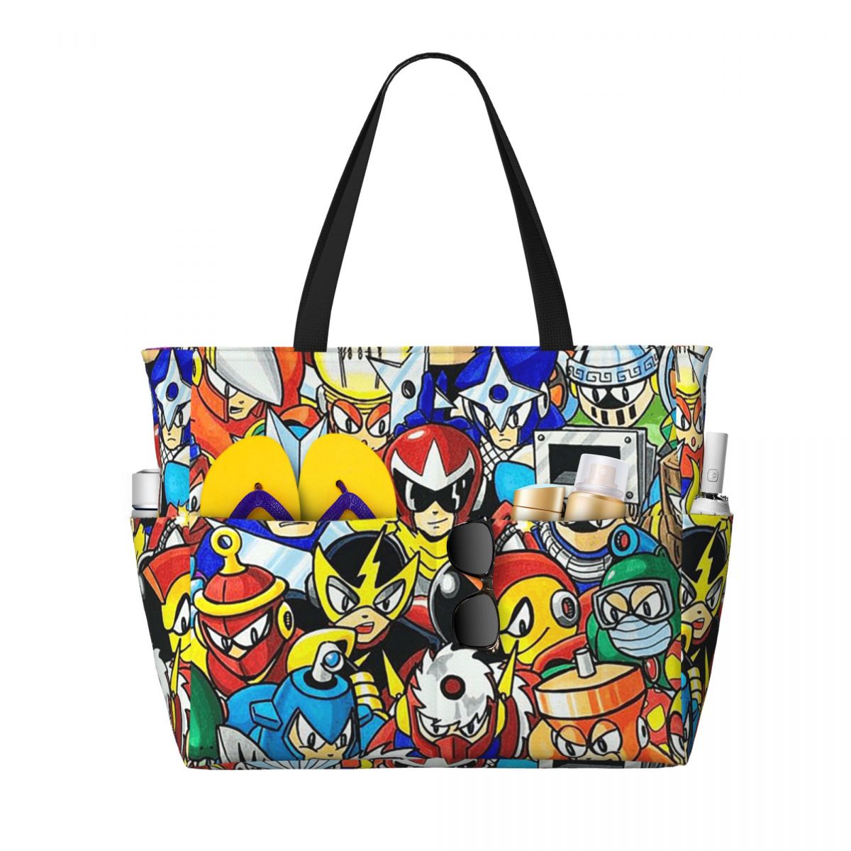 Bolso de mano Mega Man para vi - Yoga Fitness Video reseña y precio