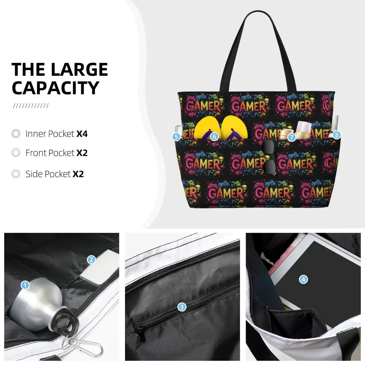 Bolsa de Playa para Videojuego - Yoga Fitness Video reseña y precio