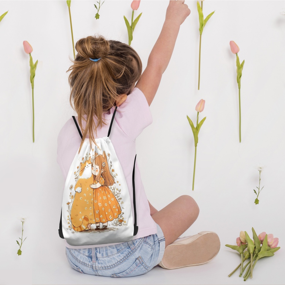 Mochila con Cordón y Estampado - Yoga Fitness Gifts reseña y precio