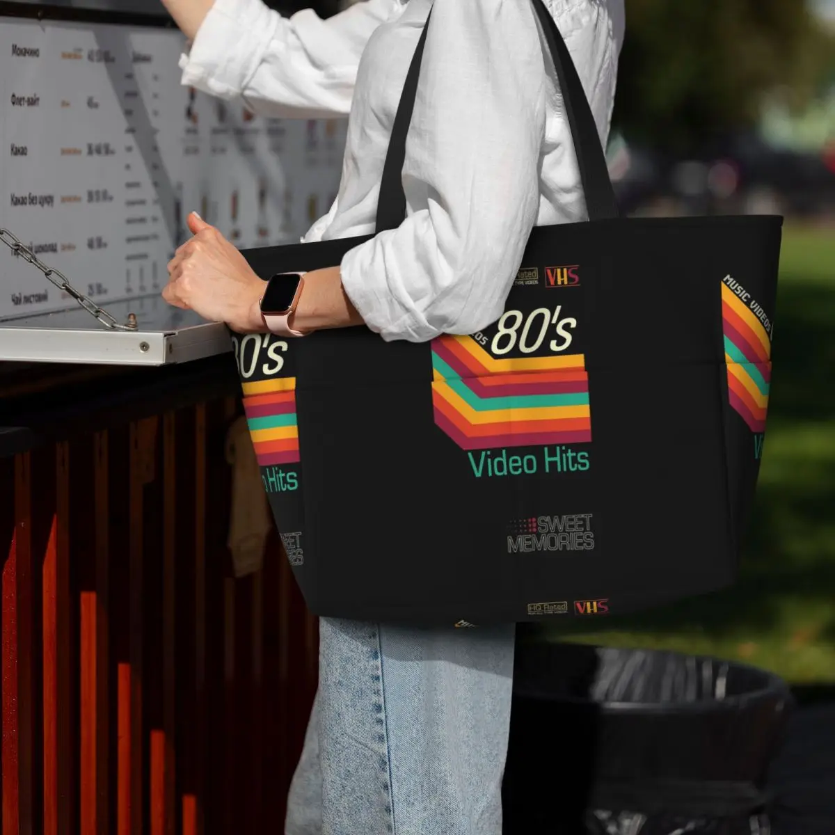 Bolsa de playa con diseño de c - Yoga Fitness Video reseña y precio
