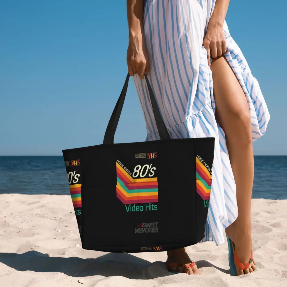 Bolsa de playa con diseño de c - Yoga Fitness Video reseña y precio