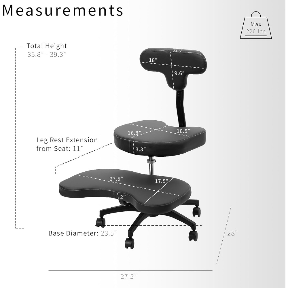 Silla de Oficina con Respaldo  - Yoga & Fitness Classes By Niharika Zirakpur Reviews reseña y precio