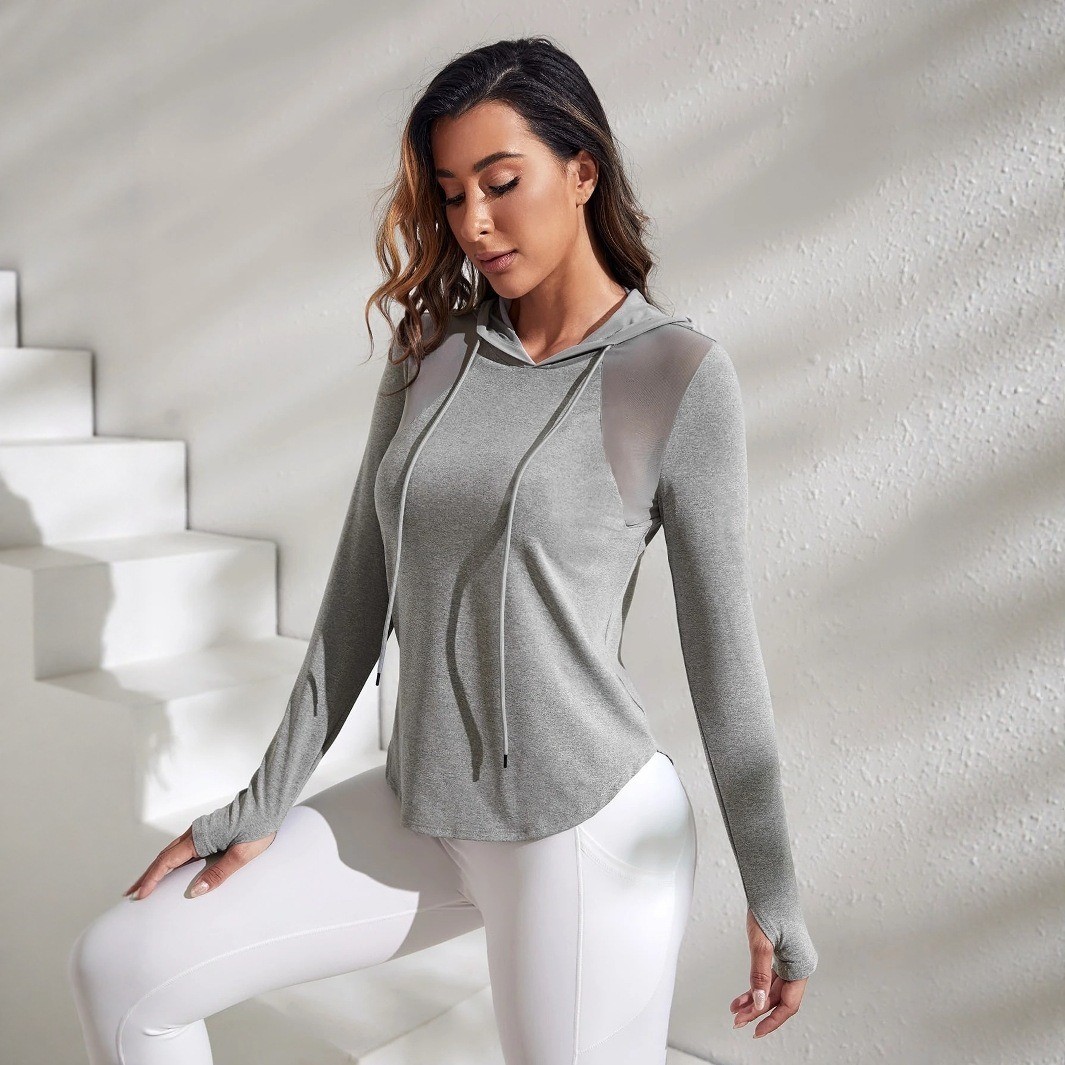 Traje de yoga con capucha y ma - Yoga Fitness Drawing reseña y precio
