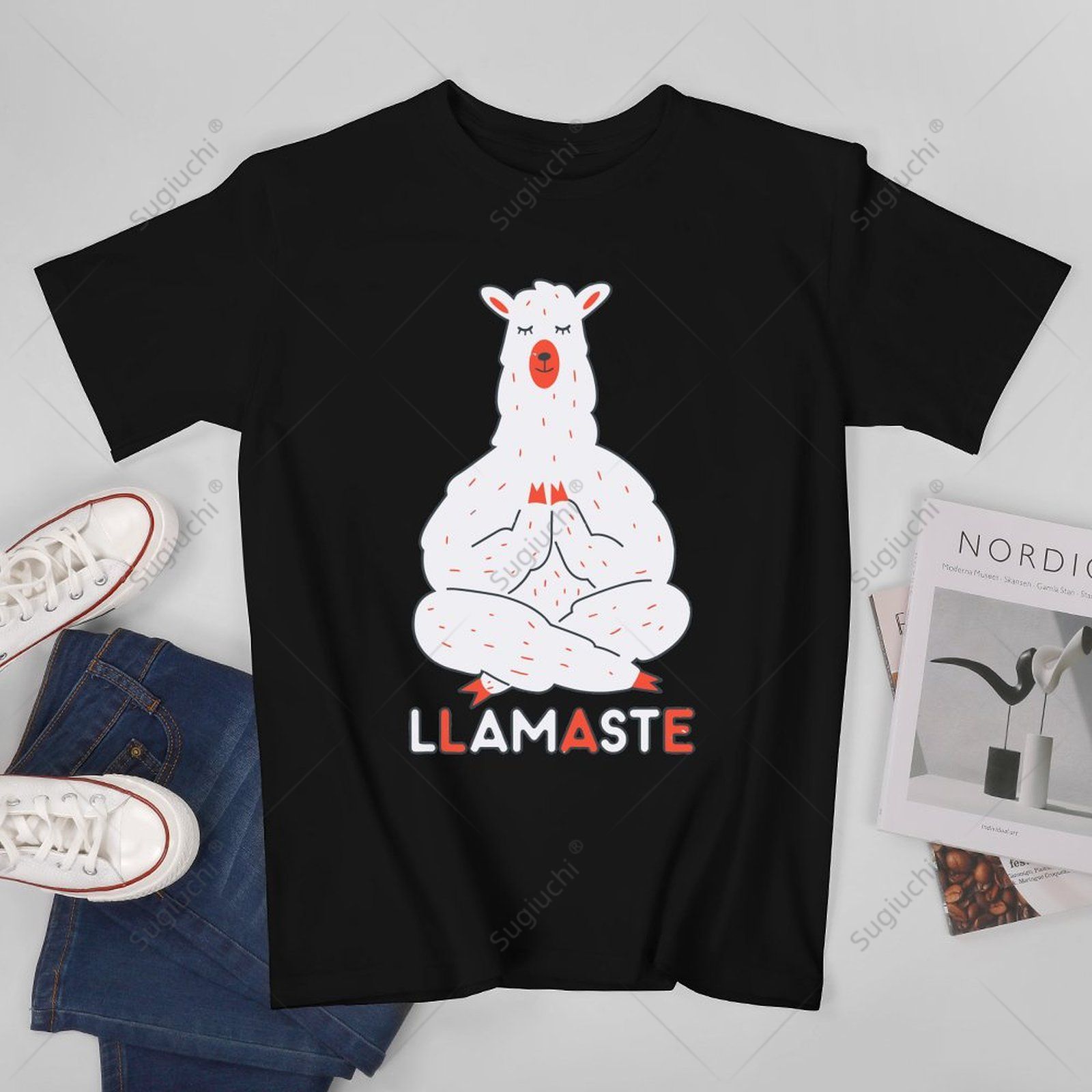 Camisetas Unisex de Alpaca Zen - Yoga Fitness Gifts reseña y precio