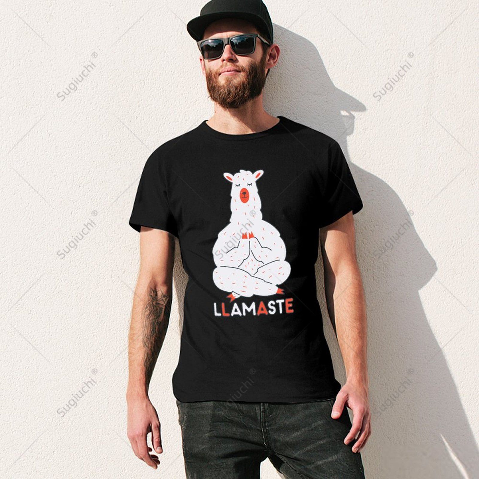 Camisetas Unisex de Alpaca Zen - Yoga Fitness Gifts reseña y precio