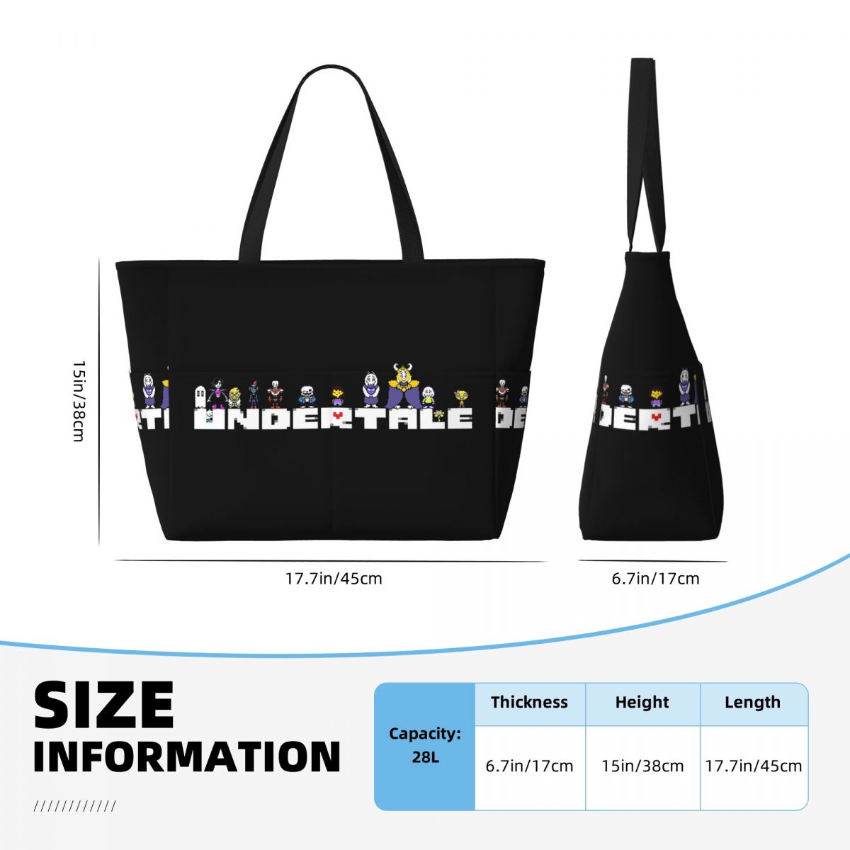 Bolsa de playa con estampado g - Yoga Fitness Video reseña y precio