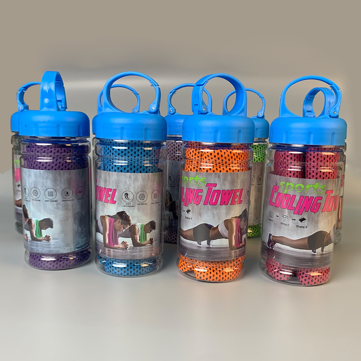 Toalla Refrigerante con Botell - Yoga Fitness Gym reseña y precio
