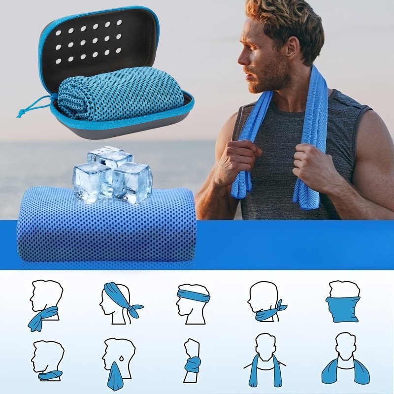 Toalla Deportiva Refrescante,  - Yoga Fitness Gym reseña y precio