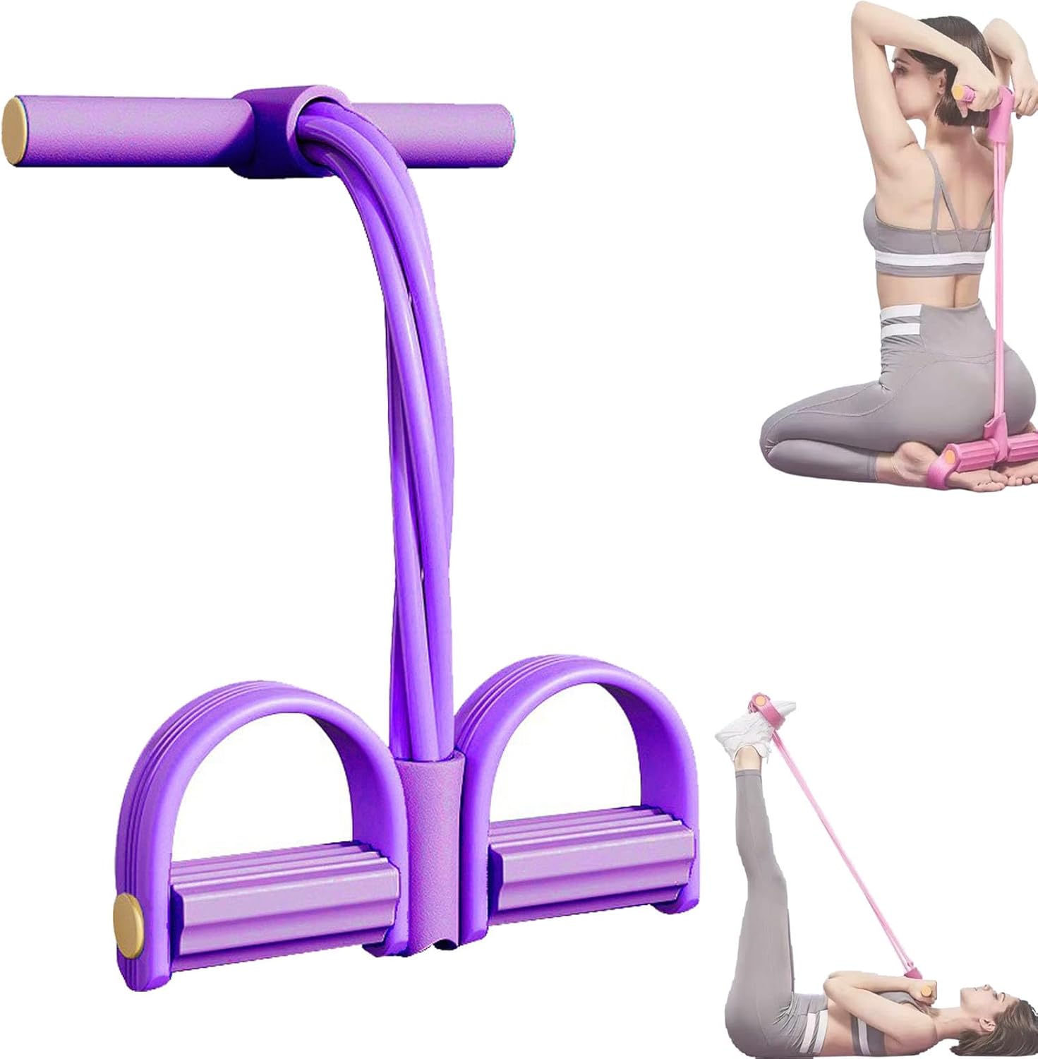 Tensor de 4/6 Tubos Multifunci - Yoga Fitness Stretching Strap reseña y precio
