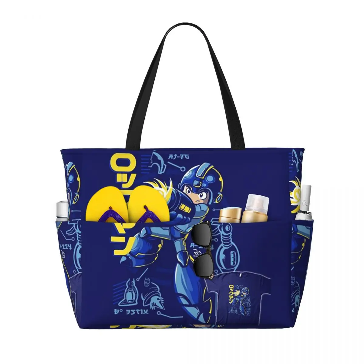 Bolso de mano Mega Man para vi - Yoga Fitness Video reseña y precio